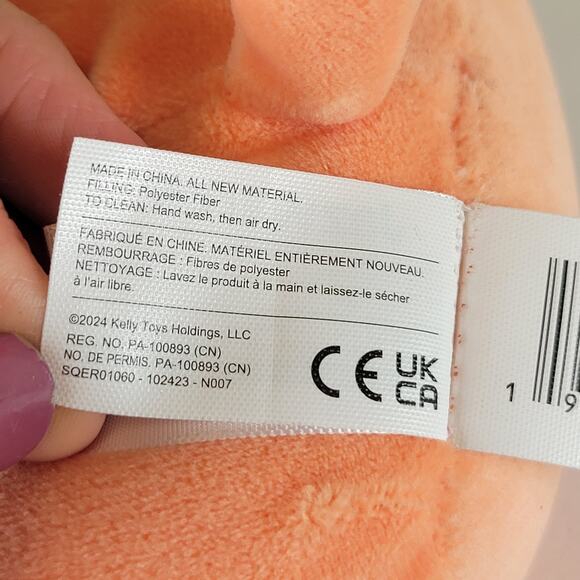 Squishmallows Gigi Cat Plush 5" Orange Flower Crown Kellytoy Jazwares Stuffie - Picture 5 of 14